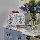 Laura Ashley 4 Slice Toaster Elveden White